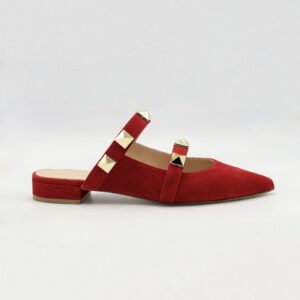 Emmeline Scarlet Balerina Pumps
