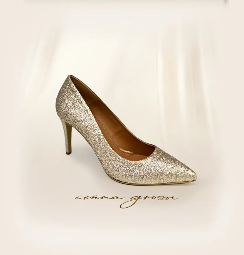 The Aurelia Glitter Heel